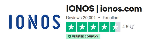 IONOS Trust Pilot Rating